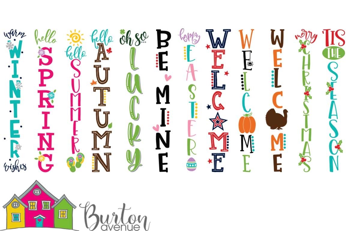 Holidays and Seasons Porch Sign Bundle