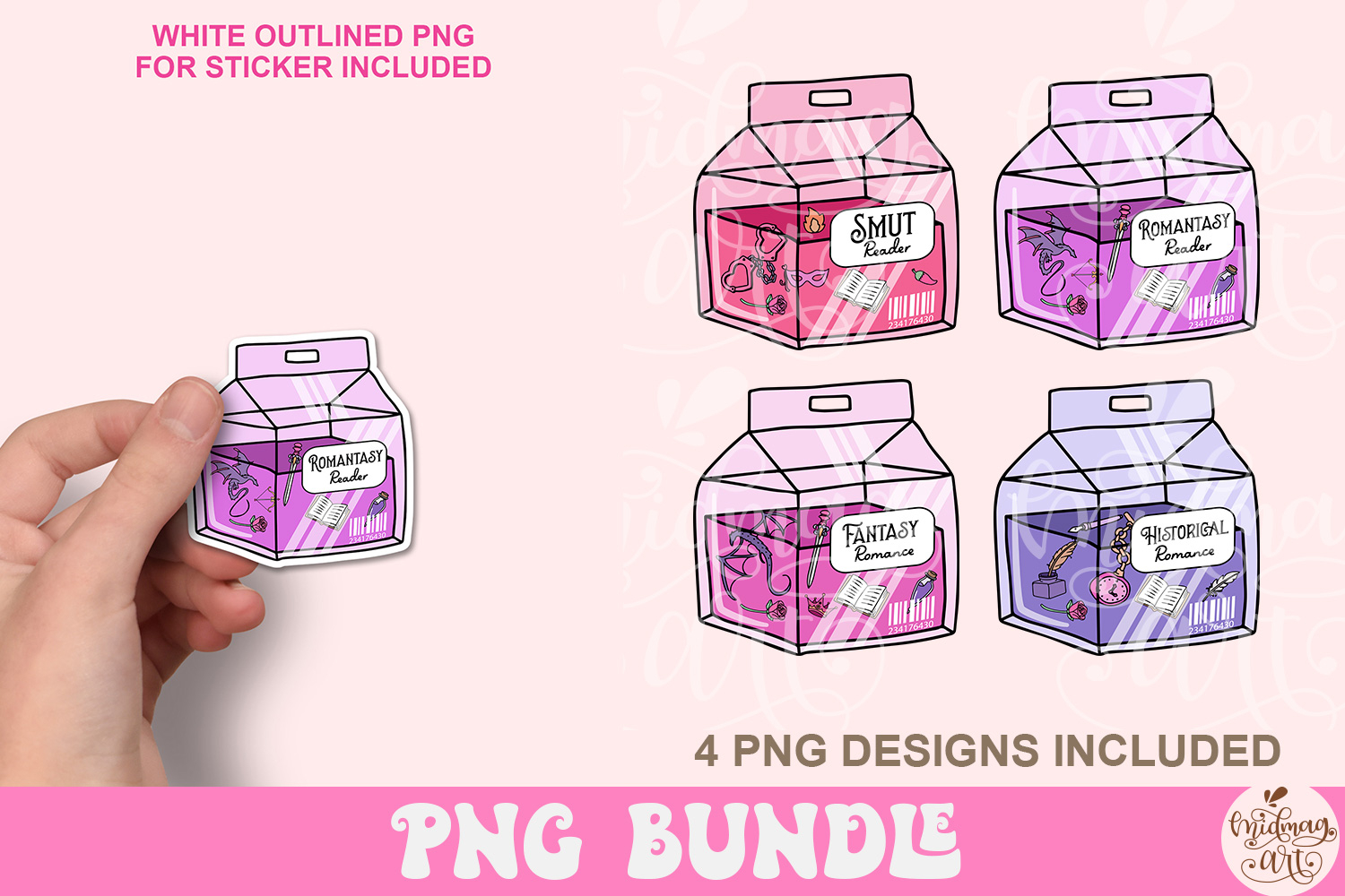 Bookish Drink Box Png Bundle 3