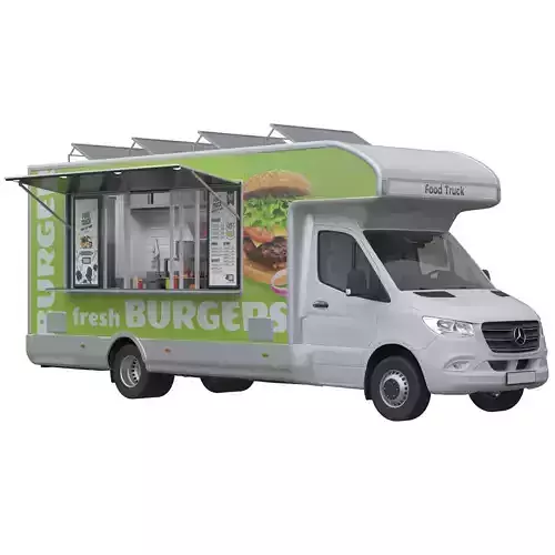 Food Truck Sprinter 3D model