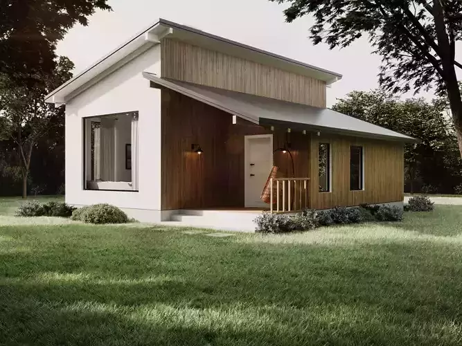 Cabin II House by FGM 3D model