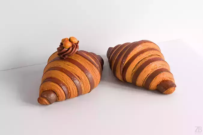 Croissant 3D model