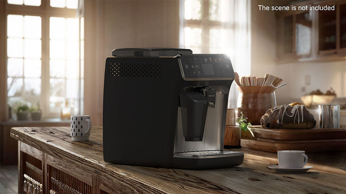 Coffee Machine Philips 5400 Lights On 3D model 2