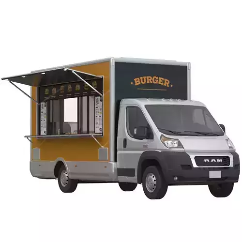 RAM PROMASTER Food Truck 3D model