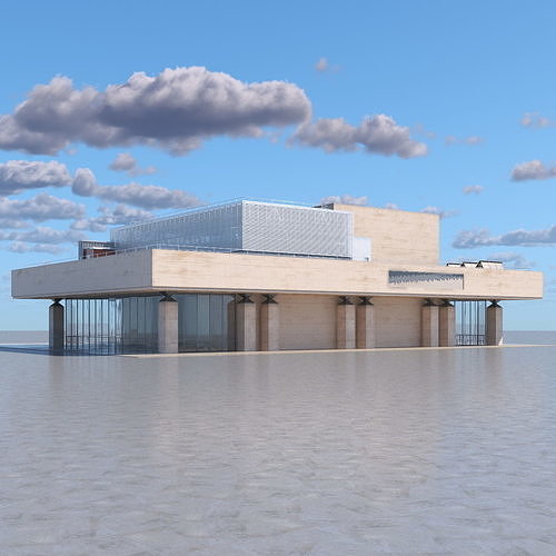 Vivian Beaumont Theater 3D model