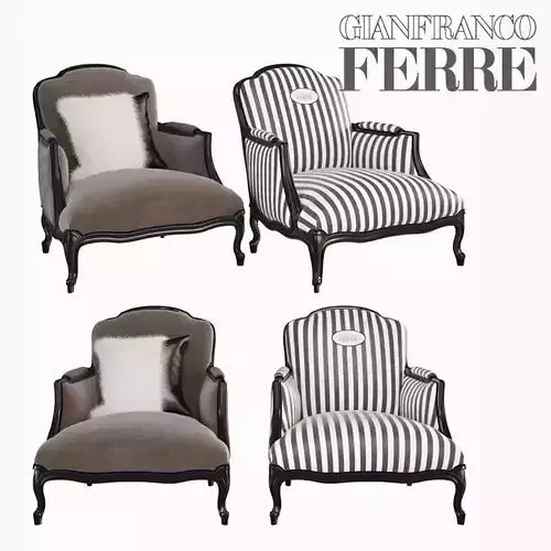 3D Welcome Armchair Gianfranco Ferre model 3D model